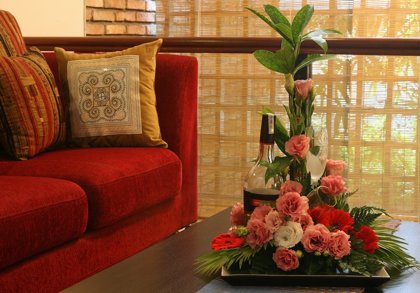 Bài trí cây cảnh ngày Tết Bài trí cây cảnh ngày Tết